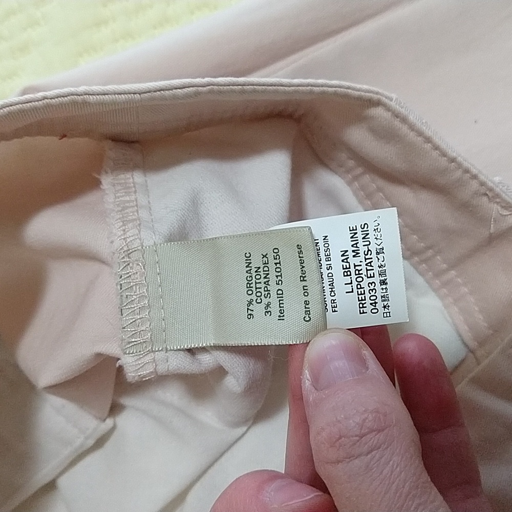 L.L.Bean Light Pink Favorite Fit Pants - Picture 5 of 12